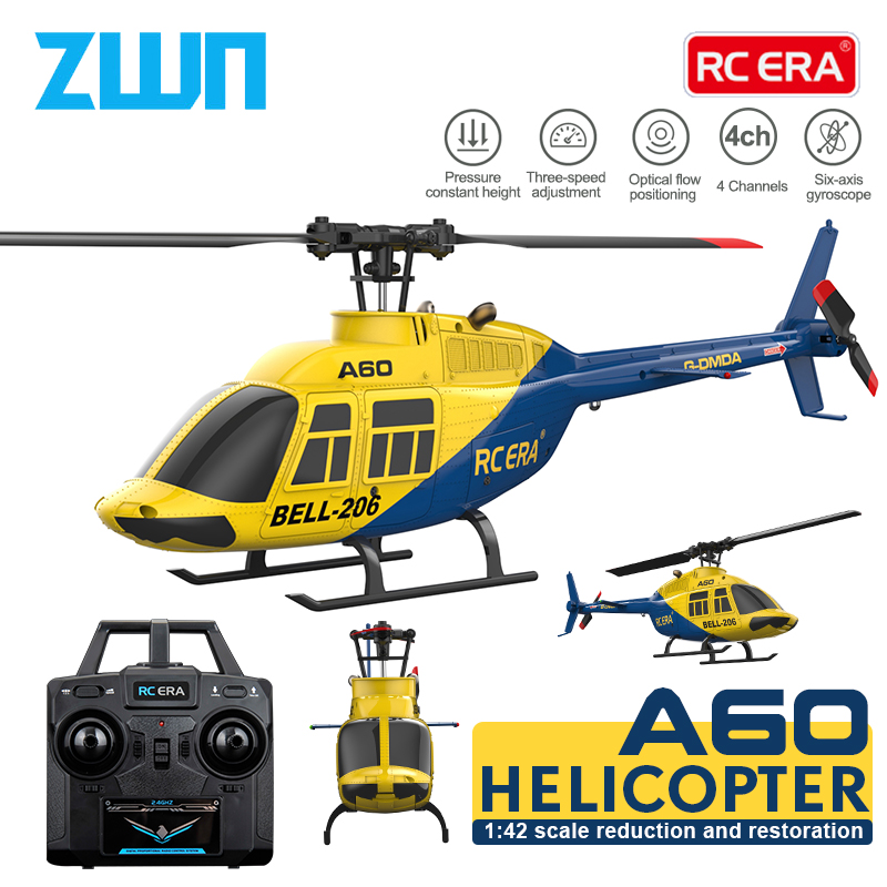 Rc Helicopter Large - Helicóptero A60 RC 2.4G 6-Aixs Giroscópio