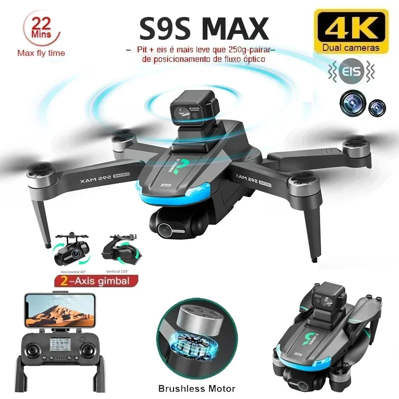 Rc Helicopter Case - Novo s9s max mini drone 4k