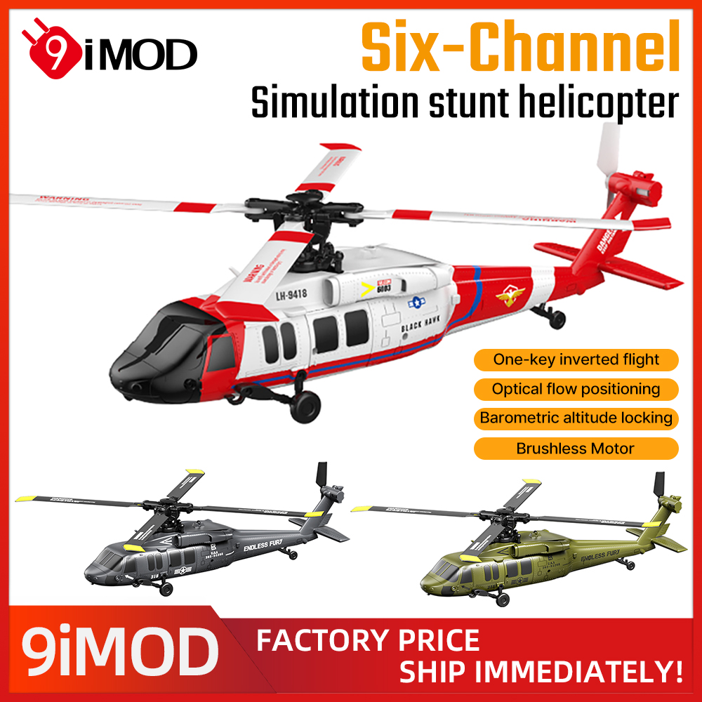 Rc Helicopter Large - Helicóptero RC 9IMOD de 6 Canais