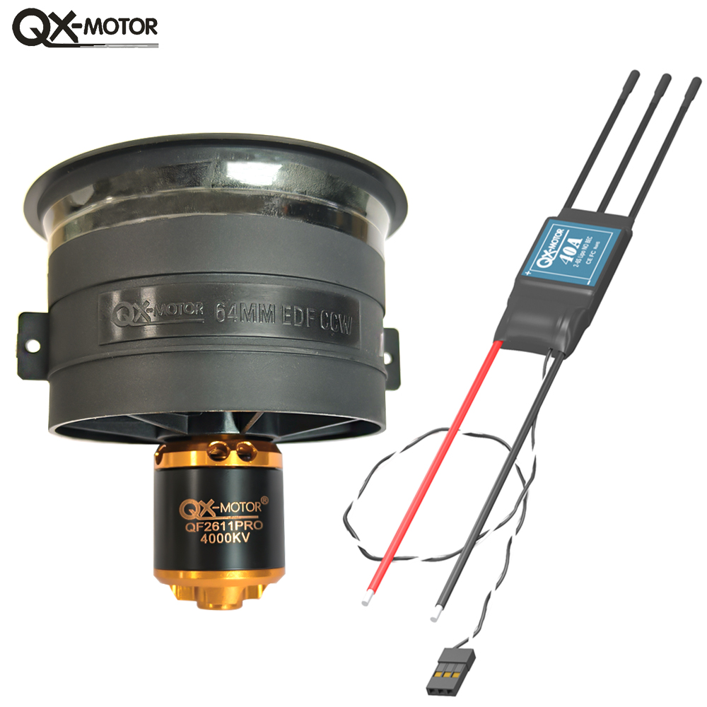 Rc Helicopter Blade - QX-MOTOR QF2611PRO 64mm, motor sem escova