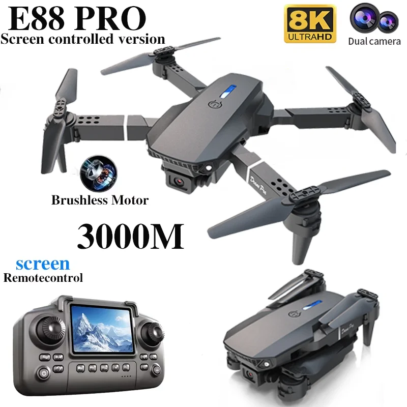 Profissional e88 pro drone com - Rc Helicopter Case avaliação e preço