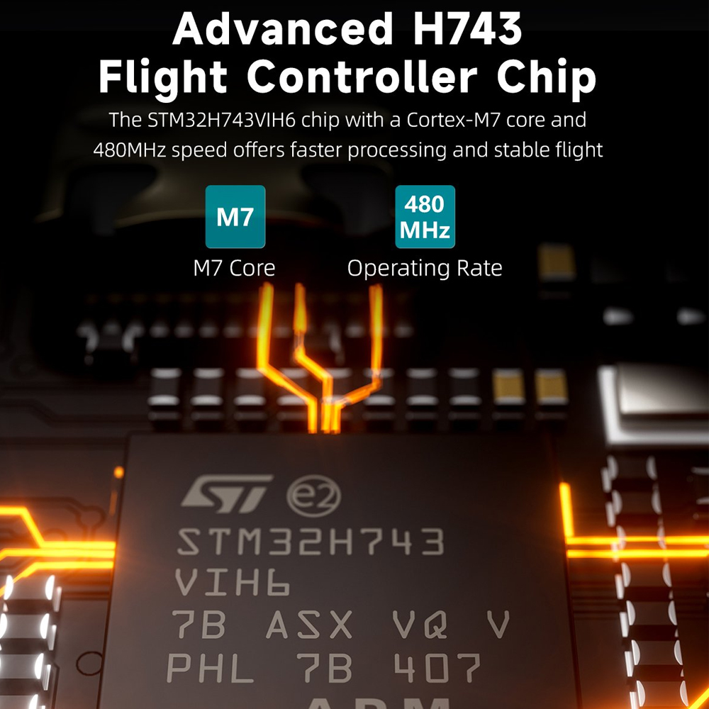 GEPRC TAKER H743 BT 8Bit 80A S - Rc Helicopter Case avaliação e preço