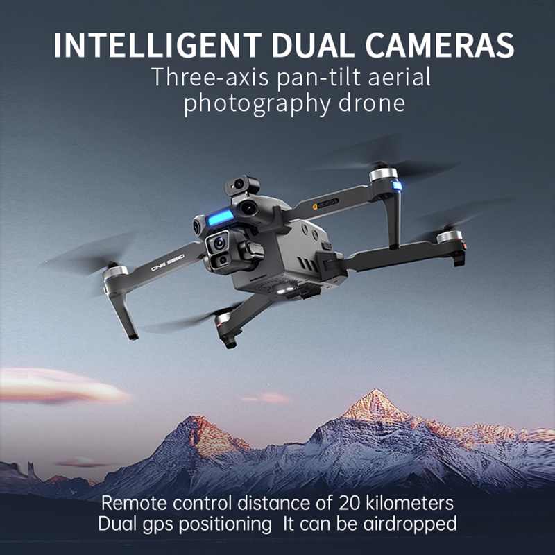 Novo Drone 8K com Câmera Dupla - Rc Helicopter Charger avaliação e preço