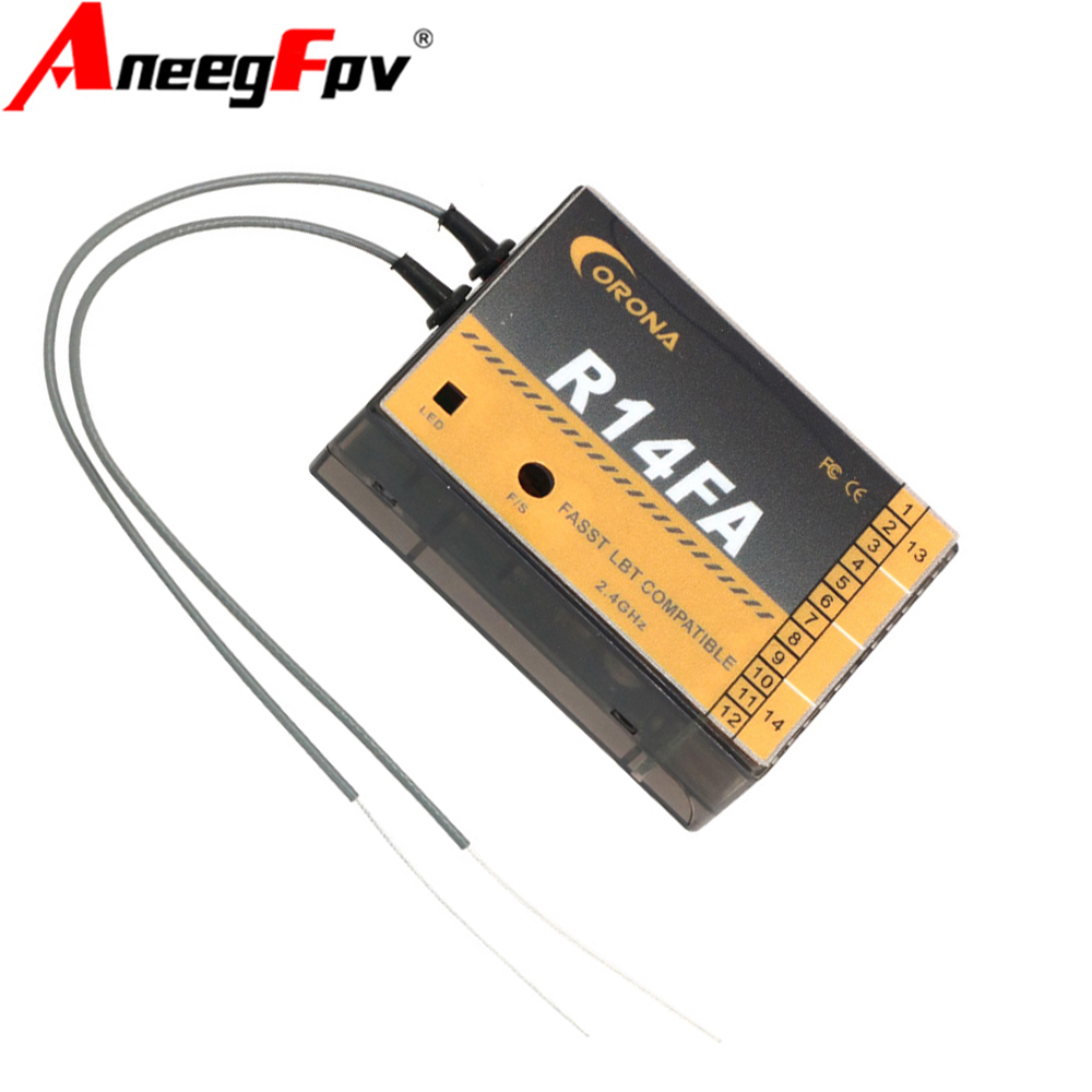 Receptor modelo Corona R14FA 1 - Rc Helicopter Servo avaliação e preço
